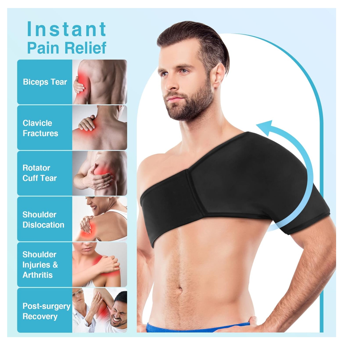 Miniatura 3 de Hombrera Gel Soporte De Hombro y brazo